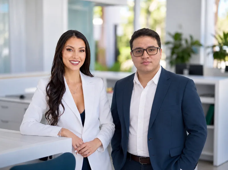 Lauren Skeoch and Davi Cardozo, founders of Content Guardian